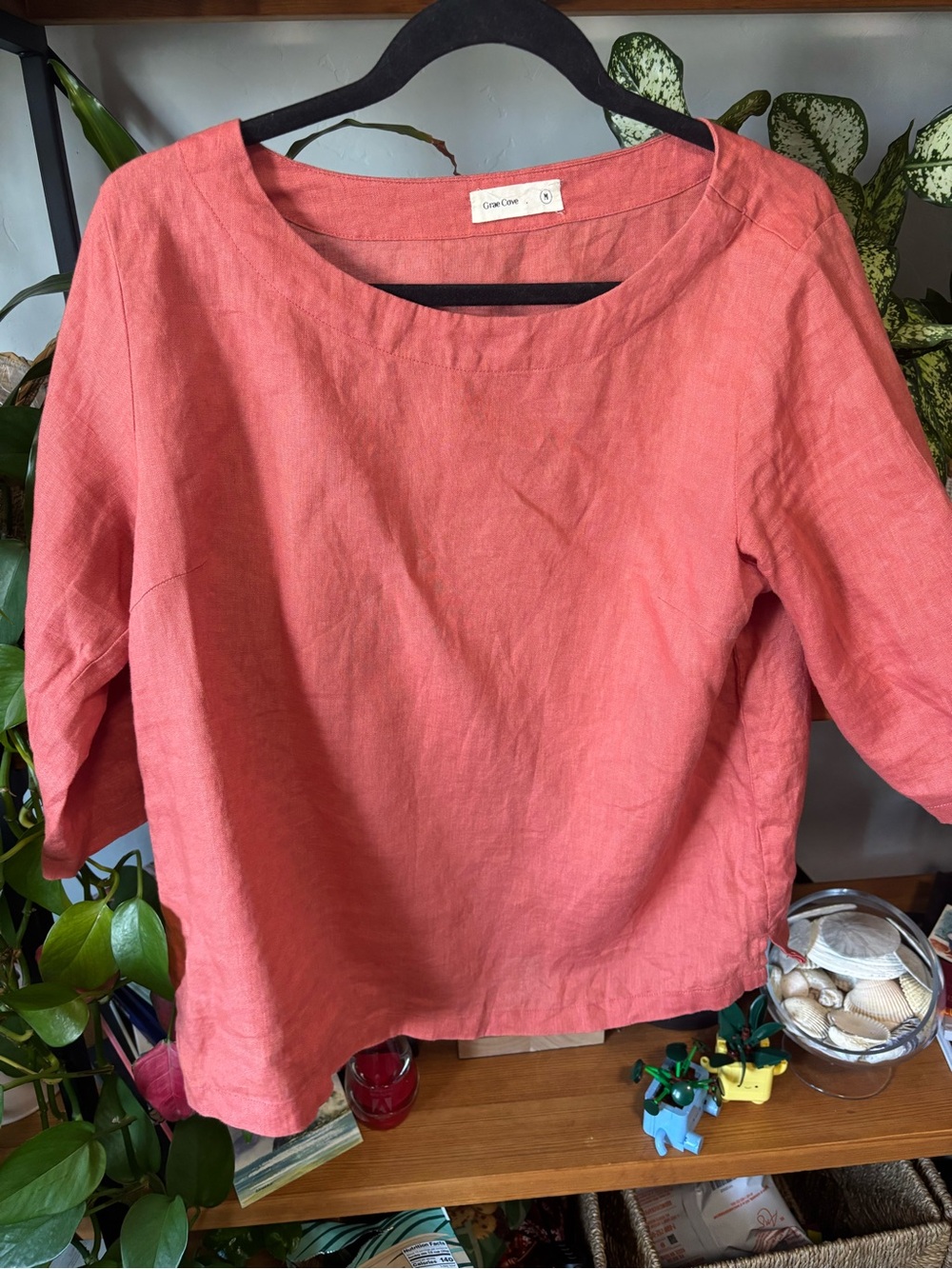 Grae Cove Pure Linen Top | Medium